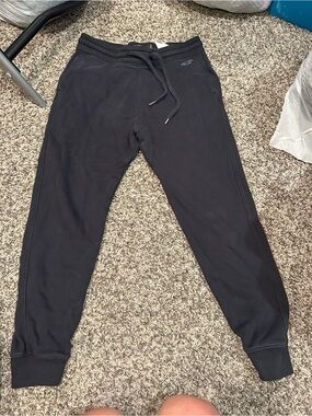 Hollister Dark Black Pull-On Joggers
